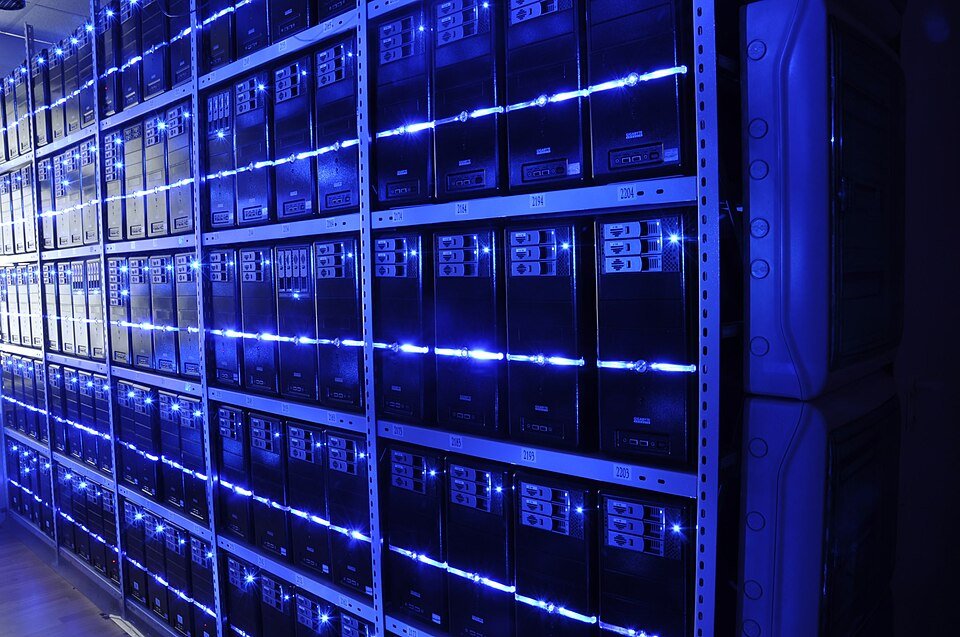 Data center servers room